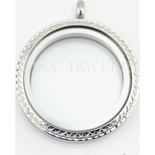 30mm Twist glass floating charms locket pendant necklace Memory photo Lockets 6 Styles Free Charms LSL-59