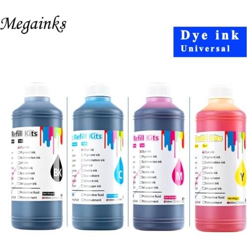 4Color 500ML Refill Dye Ink for HP 952 953 954 955 970 971 972 973 974 975 981 990 991 992 993 Ink cartridge and ciss