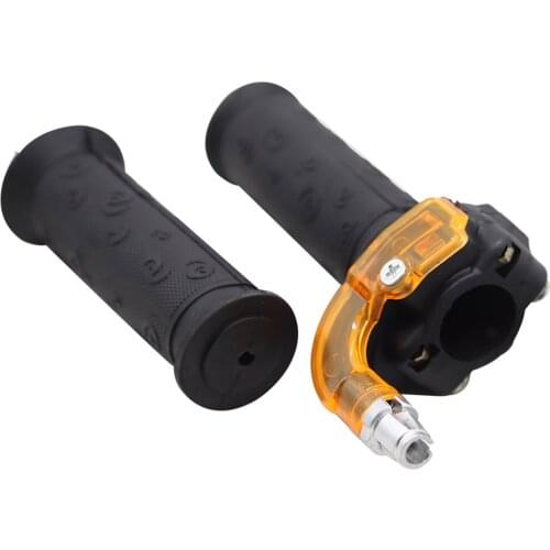 7/8'' 22mm Twist Throttle Accelerator Grip for 47cc 49cc 2-stroke 4 Wheeler Quad Trail Bike Mini Dirtbike ATV Quad Pocket