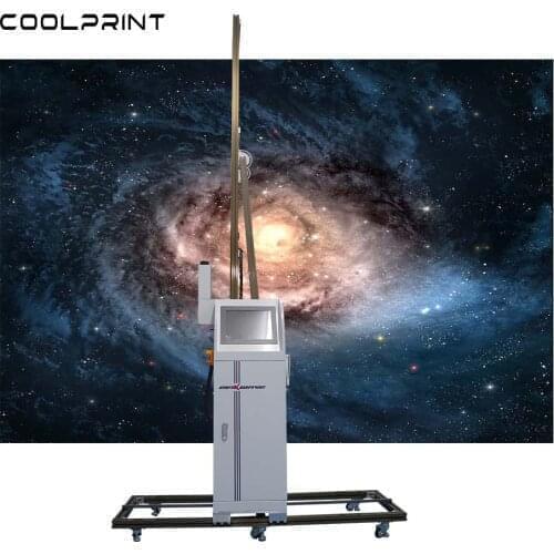 Automatic direct to wall inkjet printer vertical 3D outdoor wall printer UV