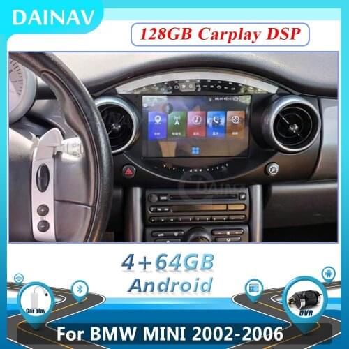 2 Din Stereo Receiver Car GPS Navigation Multimedia DVD player For BMW mini 2002 2003 2004 2005 2006 Car Audio Radio Stereo