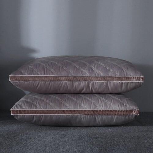 White Quilted Breathable Pillow Filling Neck Protector Pillow Core for Sleeping Bed Pillows Cushion Core Inner Home Textiles
