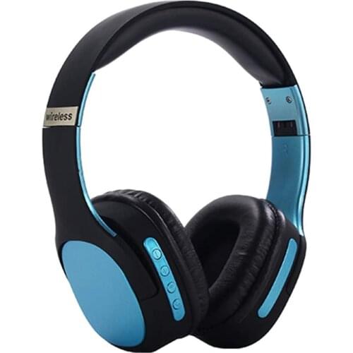 Wireless Headset with Mic Foldable Bluetooth Headphone with 3.5mm Audio Jack for PC/iPhone/Android Smartphones Computers