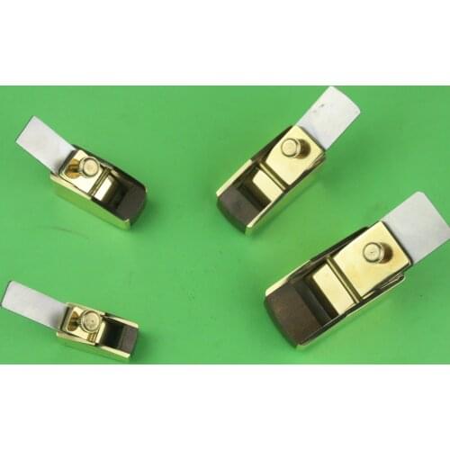 Wood working plane, 4pcs mini brass wrap bakelite plate plane convex bottom