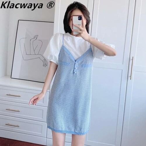 Летние трикотажные платья Klacwaya China At AliExpress