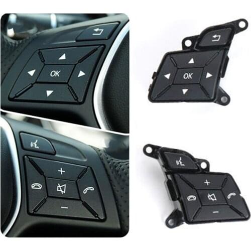 Car Steering Wheel Control Menu Control Switch Button Cover for Mercedes Benz W204 X204 W212 C E GLK Class 2185400162