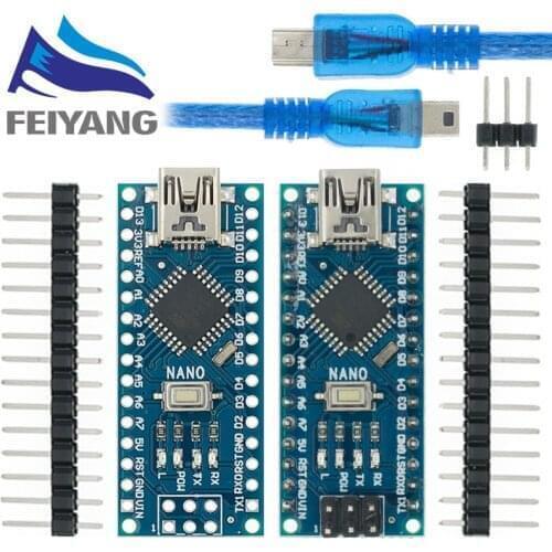10PCS MINI/MICRO USB Nano 3.0 ATMEGA328P/168P With NRF24L01 For Ardunio Controller Compatible CH340 Driver