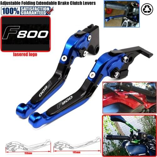 Laser Logo CNC Adjustable Motorcycle Brake Clutch Levers fit for BMW F800ST F800 ST 2006-2013 F800S F800 S 2006-2013