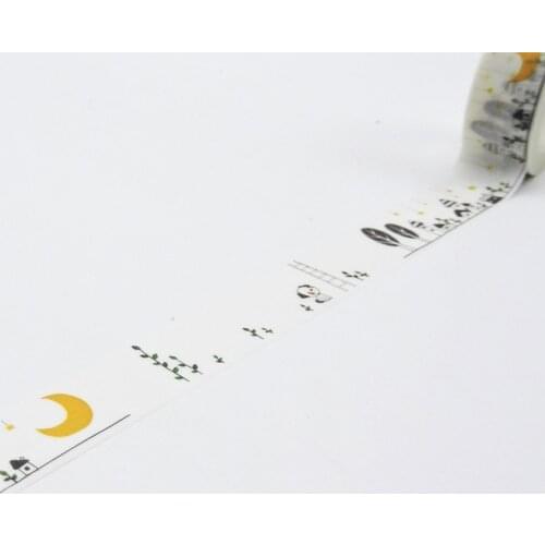 2016 New Printing Washi Tape Office Adhesive Scrapbooking Tools Kawaii Decorative Great Christmas Cute Craft Gift Night