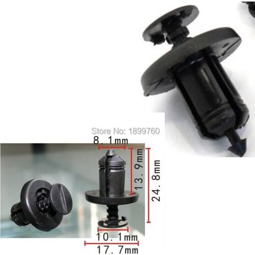 Set of 500 Bumper Wheel Arch Linings Clips 7703072360 Black for Renault Clio Laguna Megane Espace