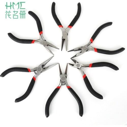 Hight Quality 1pc/bag Length 11/12/13 cm Black Color Handle Pliers For DIY Jewelry Making Pliers Tool