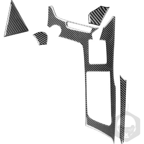 Suitable for 2014-2019 Chevrolet Corvette C7 carbon fiber gearshift cup holder outer frame panel decoration