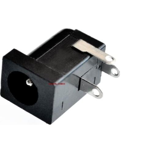 【SIMPLE ROBOT】10pcs/lot 5.5x2.1mm Electrical Socket Outlet DC-005 DC Outlet 5000 Times Black
