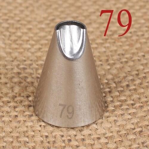 79# Chrysanthemum Mounting Pastry Tip 304 Stainless Steel Pastry Tube Pastry Tip Baking DIY Cake Tool Small Number