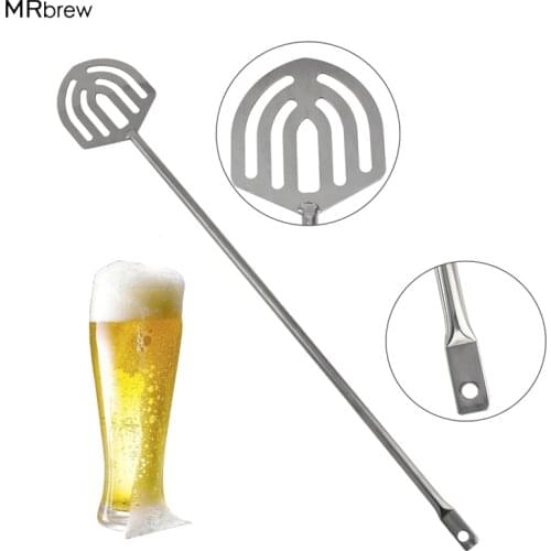 23.8" Brewing Stainless Steel Mash Paddle -All Grain Homebrew Beer Wine Cider Stirring