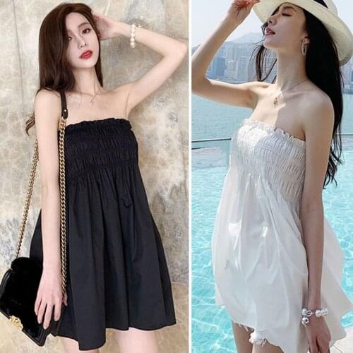 WEIXINBUY Off-the-shoulder Summer Dresses