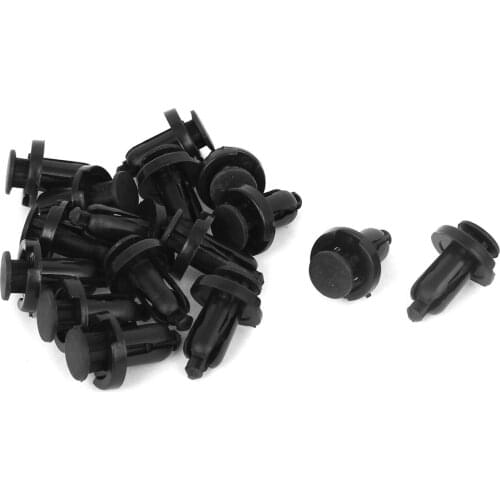 X Autohaux 16 Pcs Plastic Nylon Rivet Fastener Bumper Clip Retainer 10Mm