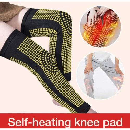 1 Pair Dot Matrix Self Heating Knee Pads Brace Sports Kneepad Tourmaline Knee Support For Arthritis Joint Pain Relief Recovery
