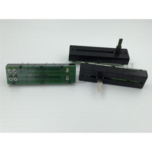 1pcs 73MM for Forward Direct Slide Rail Potentiometer B50Kx2 / RF45T12G3203 Mixer Slide Potentiometer fader 50KBx2
