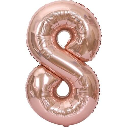 1pc 32/40inch Aluminium Foil Balloon Number Balloons 0-9 Birthday Wedding Engagement Party Decor Balloons Kids Birthday Supplies