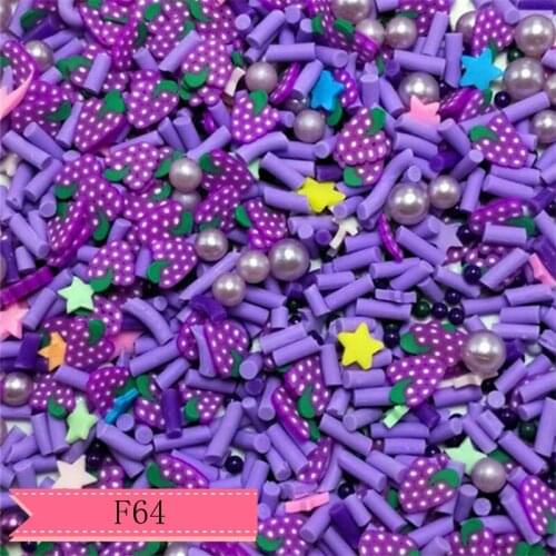 10g/pack flower Soft Polymer Clay Filling DIY bow and craft handmade material F64