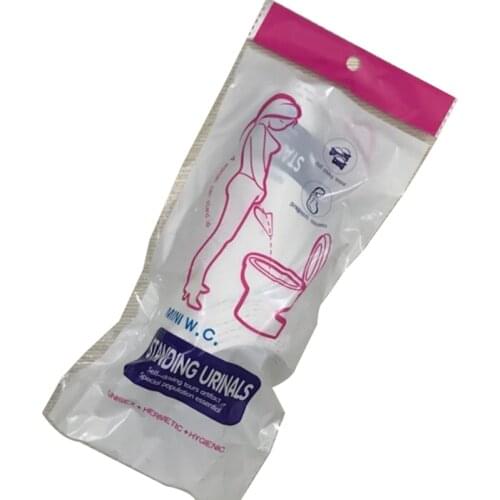 10 pcs/set Disposable Paper Urinal Woman Urination Device Stand Up Pee for Camping Travel Portable Female Outdoor Toilet Tool