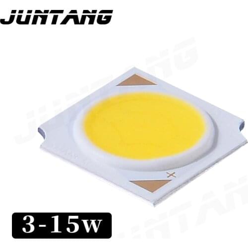 10pcs High-power LED lamp beads 3-15W cob integrated light source lighting COB lamp beads 11MM 13*13MM