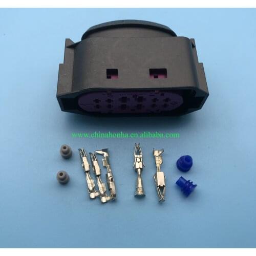 12pin Headlight Xenon Connector female auto electric waterproof connector 1J0 941 165 1J0941165