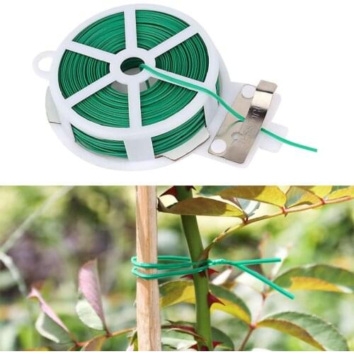 20/30/50/100 M Reusable Garden Flower Plant Twist Tie Portable Garden Cable Tie Plastic Cable Tie Flower Cable Tie Wire Sturdy