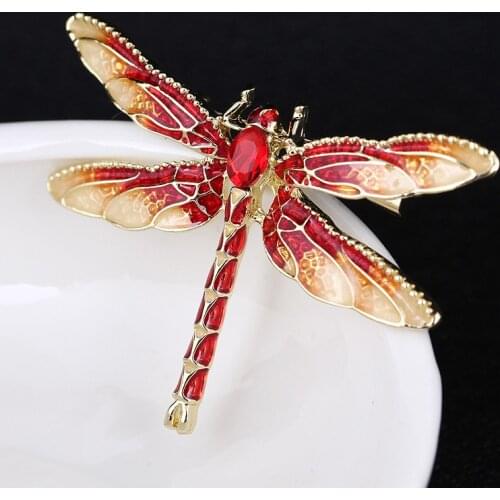 Броши стрекоза на одежду AINAMEISI China At AliExpress