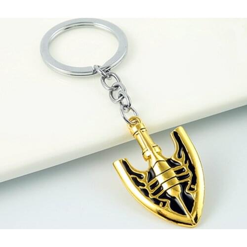 Anime JOJOS BIZARRE ADVENTURE Key Chain Keyrings Key Ring Kujo Jotaro Arrow Key Holder Pendant Metal Keychain Jewelry Accessorie