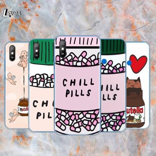 Chills Pills Chocolate Nutella For Xiaomi Redmi K30 K30i K30S Ultra 10X 8 8A 7 6 K20 Pro 7A 6A S2 GO 5 5A 4X Plus Phone Cases