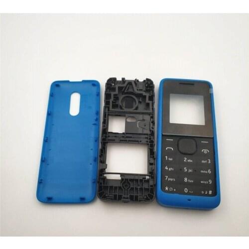 New for Nokia 105 1050 RM1120 Rm908 Full Complete Mobile Phone Housing Cover Case+English Keypad