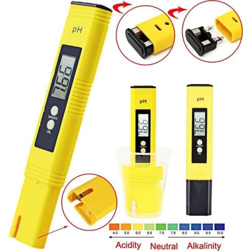 Digital PH Meter Water Quality Tester Pen Protable LCD Automatic Calibration TDS Analytical PH Value Instruments for Household