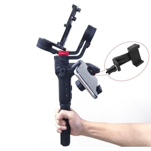 Phone Holder for Zhiyun Weebill Lab Hohem ISteady Pro Feiyu G6 Plus DJI Ronin S Osmo Gimbal Smartphone Mount Tripod Bracket