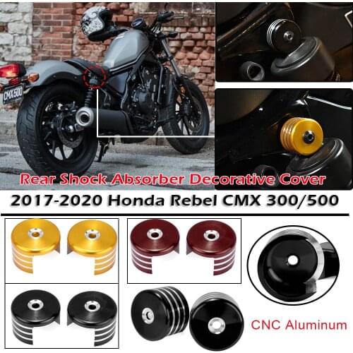 For Honda REBEL CMX500 CMX300 2017 2018 2019 Rear Gas Decorative Airbag Shock Absorber Decorative Cover Cap CMX 500 300 17 18