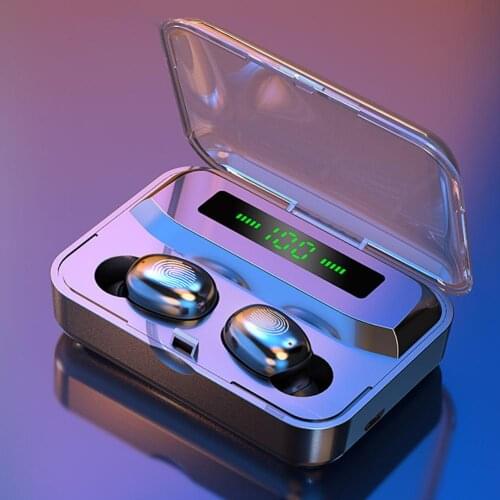 Dropshipping A1 TWS Bluetooth 5.0 Wireless IPX7 Waterproof Smart-Touch Stereo Earphones with Mic Wireless In-ear Earphones