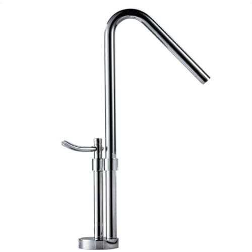 Vidric Chrome Bathroom Basin Faucet Hot and Cold Single Handle Lavatory Mixer Tap Brass Material North Europe Style New Arrival