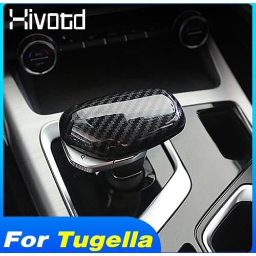 Gear Head Cover Car Shift Knob Protection Covers Parking P Button Trim For Geely Tugella,Xingyue,FY11 2019-2021 Interior Parts