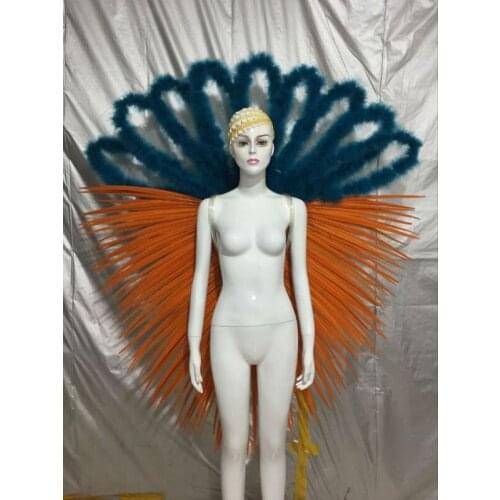 Lo spettacolo di danza copricapo di piume di accessori di abbigliamento La FESTA La Maschera IL Festival