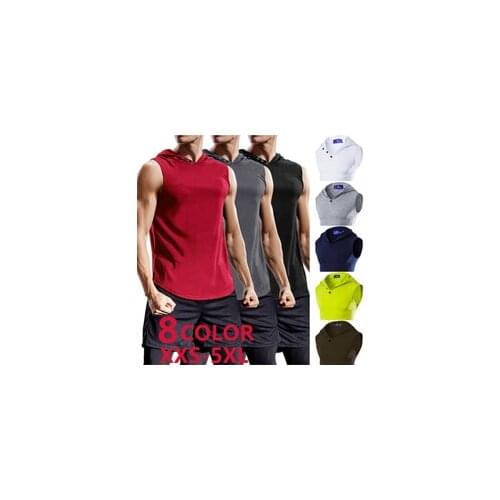 Mens Fitness Vest Singlets Mens Cotton Tank Tops Muscle Vest Gymstringer Vest Slim Fit Undershirts