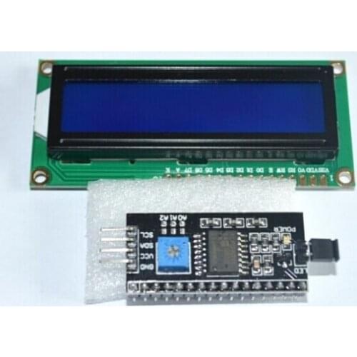 1602 16x2 HD44780 Character LCD /w IIC/I2C Serial Interface Adapter Module