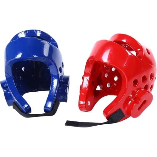 Newest Arrival Kids EVA Helmet Taekwondo Hollow Vent Fit Ears Adjustable Boxing Sports Training Protective Gear XS-XL