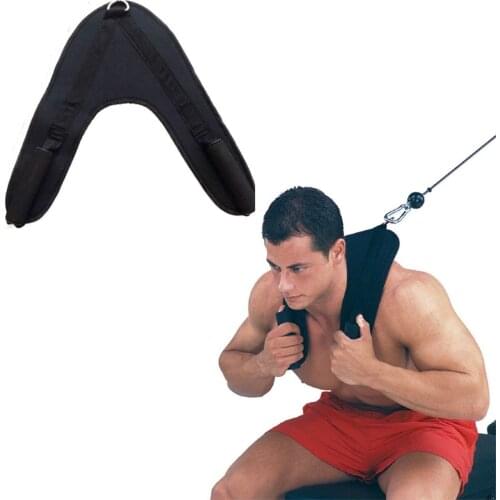 Fitness Abdominal Crunch Straps Gym Equipment Ab Exercise Pulling Harness Shoulder Strap Belt Home Barbell Sport Accessories