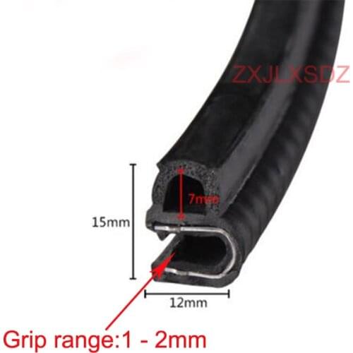Rubber Edge Trim Car Door Window Rubber Sealing Strip Anti-noise Weatherstrip
