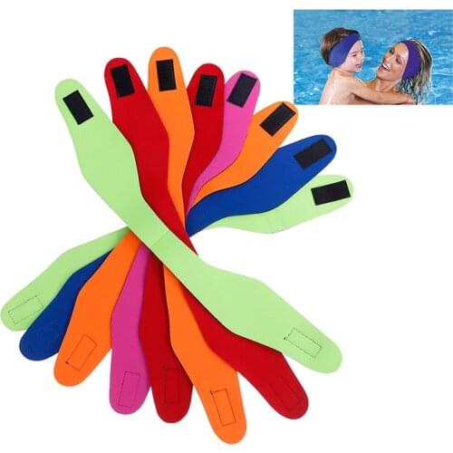 Waterproof Ear Headband Yoga Hair Band 1X Childrens Adults Swimming Ear Band Headband Neoprene Kid Junior Ear Protect