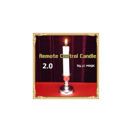 Remote Control Candle 2.0 version Magic Tricks Can Relight Repeatedly Stage Bar Illusions Gimmick Prop Accessories Mentalism