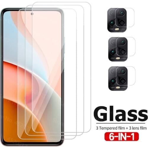 6in1 Screen Protector Glass For Xiaomi Redmi Note 9 Pro Max Note 9S Camera Lens Film Tempered Glass For Redmi Note 9Pro 9s Glass