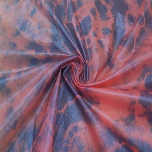 1.48m*1m 20D*20D Gradient Symphony Fabric Bronzing Fabric for Down Jacket Cold-proof Clothing Luggage Umbrella Outdoor Clothing