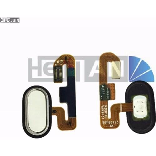 1pcs for Meizu M3E Meilan M3 E Home key home return Button Back Key With Flex Cable Fingerprint Sensor